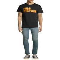 Pulp Fiction Klasik Logo erkek ve Büyük erkek grafikli tişört