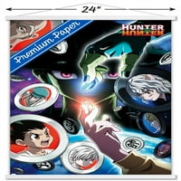 Hunter Hunter - Ahşap Manyetik Çerçeveli Uzay Duvar Posteri, 22.375 34