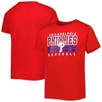 Gençlik Kırmızı Philadelphia Phillies Tişört