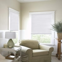 Richfield Studios kablosuz ışık filtreleme Polyester petek pencere gölgelikleri, beyaz, 15,5 48