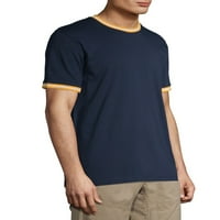 Sınır Yok Erkek ve Büyük Erkek Kısa Kollu Zil T-Shirt, 3XL Bedene Kadar Mevcuttur