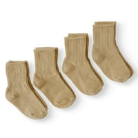 Jefferies Çorap Çocuk Çorap, Okul Üniforması Ekip Pamuk Kaburga Çorap Boyutları-12