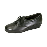 HOUR COMFORT Helga İş ve Gündelik Kıyafetler için Geniş Genişlikte Rahat Ayakkabılar SİYAH 9