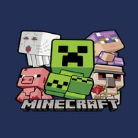 Minecraft Boys 4- Kurnaz Bobble CB Kısa Kollu grafikli tişört Paketi
