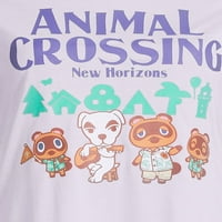 Animal Crossing Kısa Kollu Kadın Grafik Tişört