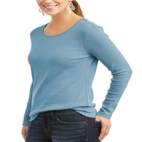 Kadın Uzun Kollu Scoopneck Tişört