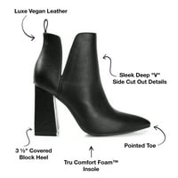 Journee Koleksiyonu Bayan Neima Sivri Burun Blok Topuk Ayak Bileği Patik
