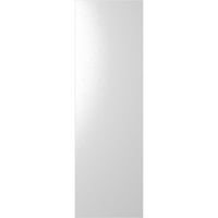15 W 60 H Gerçek Uyum PVC San Juan Capistrano Misyon Stili Sabit Montajlı Panjurlar, Beyaz
