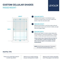 Custom Essentials Koleksiyonu, kablosuz ışık filtreleme hücresel gölge, açık gri, 1 8 Genişlik 72 Uzunluk
