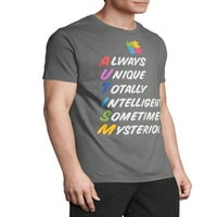 Otizm Konuşuyor Farkındalık Unise Kısaltma Bulmaca Grafik T-shirt