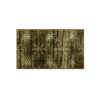 Mohawk Ev Prizmatik Barnwood Kar Taneleri Dalgaların Karaya attığı Odun Çağdaş Tema Noel Hassas Baskılı Dağılım,