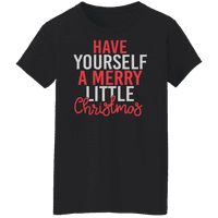 Grafik Amerika Şenlikli Tatil Noel Tırnak kadın Grafik T-Shirt Koleksiyonu