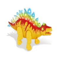 Işıklar ve sesler ile tarih öncesi geçmiş Stegosaurus dinozor elektronik evcil hayvan