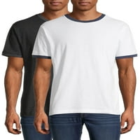 George Erkek Kısa Kollu Zil T-Shirt, 2'li Paket