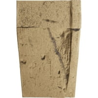 Ekena Millwork 4 H 4 D 72 W Elle Kesilmiş Fau Ahşap Şömine Mantel Seti w Ashford Kornişleri, Doğal Çam