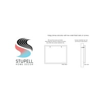 Stupell Industries Botanik Çizim Çiçek Buketi Siyah Tasarım Tuval Duvar Sanatı Üzerine Harfli ve Astarlı